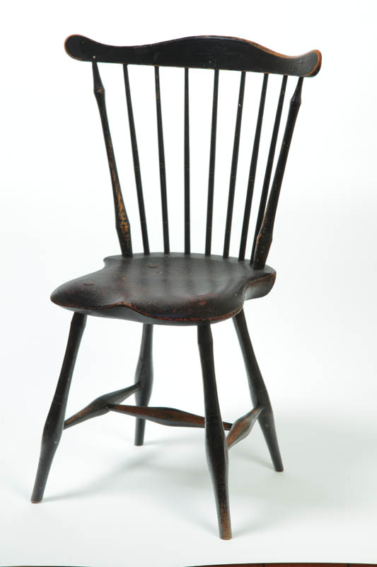 FANBACK WINDSOR SIDE CHAIR. 