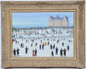 FANCH LEDAN PAINTING, SKATERS,