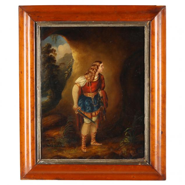 FANCIFUL 19TH CENTURY PAINTING OF A