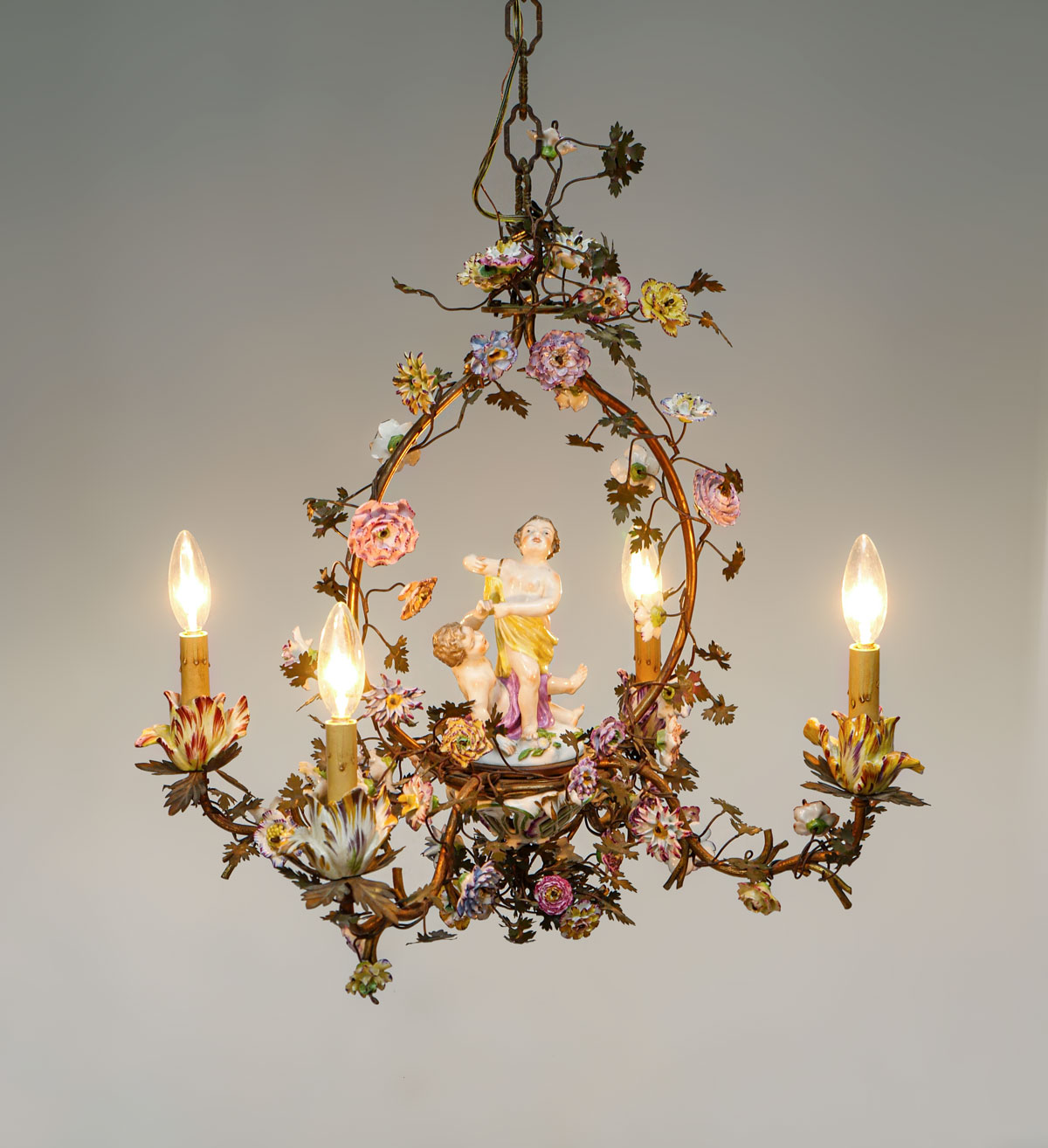 FANCY ITALIAN GILT METAL AND