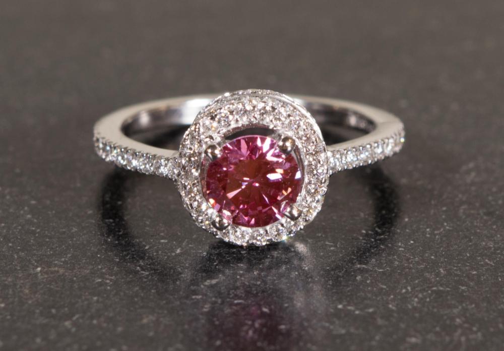 FANCY PINK DIAMOND AND EIGHTEEN