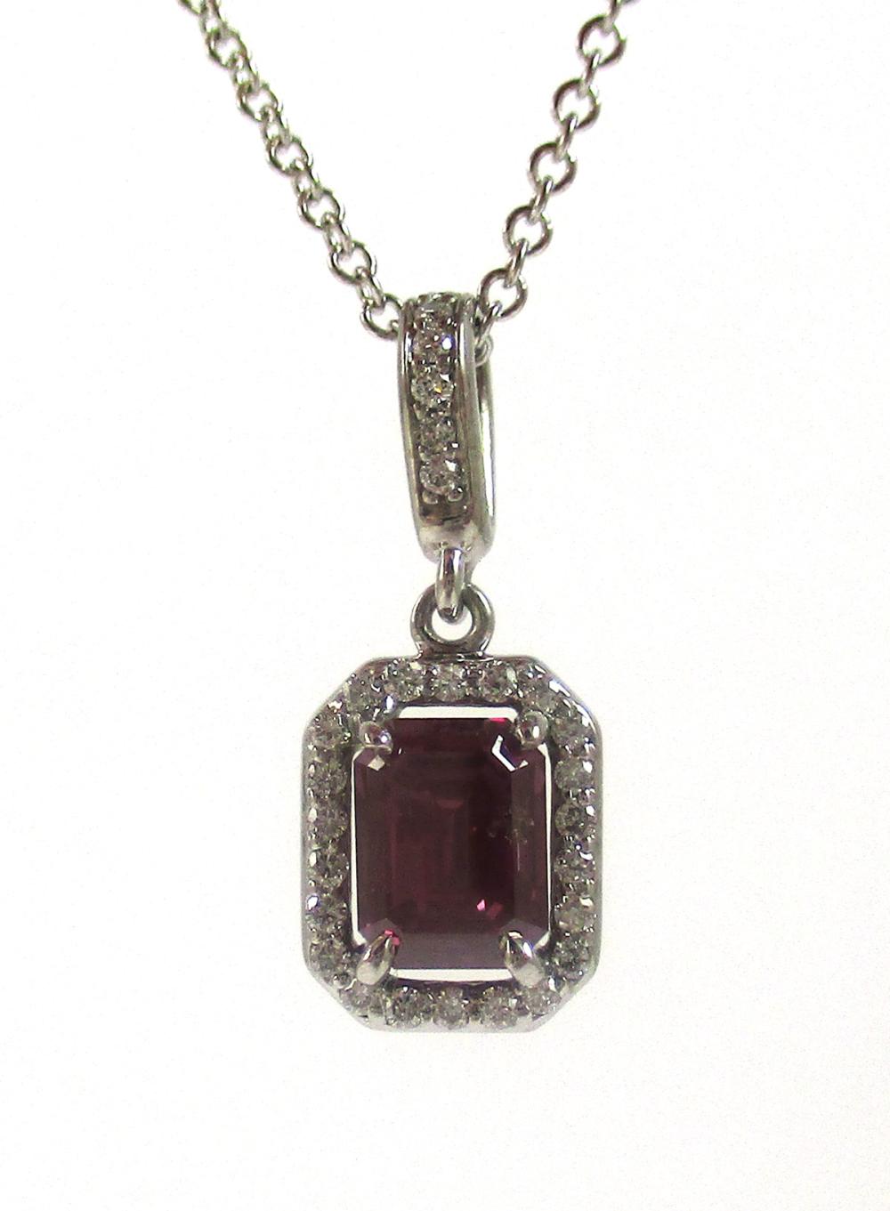 FANCY PINK DIAMOND AND FOURTEEN