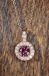 FANCY PURPLISH PINK DIAMOND PE