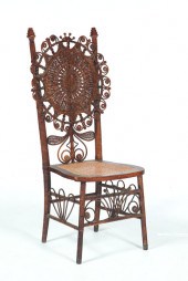 FANCY SIDE CHAIR.  American  2