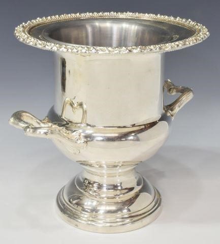 FANCY SILVER PLATE CHAMPAGNE WINE