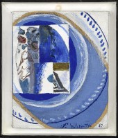 FANNIE HILLSMITH OIL, BLUE PLA