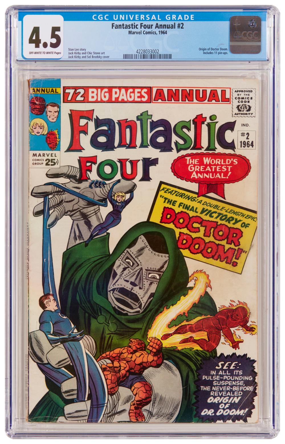 FANTASTIC FOUR ANNUAL #2 (MARVEL