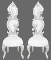FANTASY ROCOCO SILVERED WOOD S