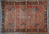 FARAHAN SAROUK RUG, 4 FT 8 IN