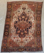FARAHAN SAROUK RUG 6 FT 5 IN X