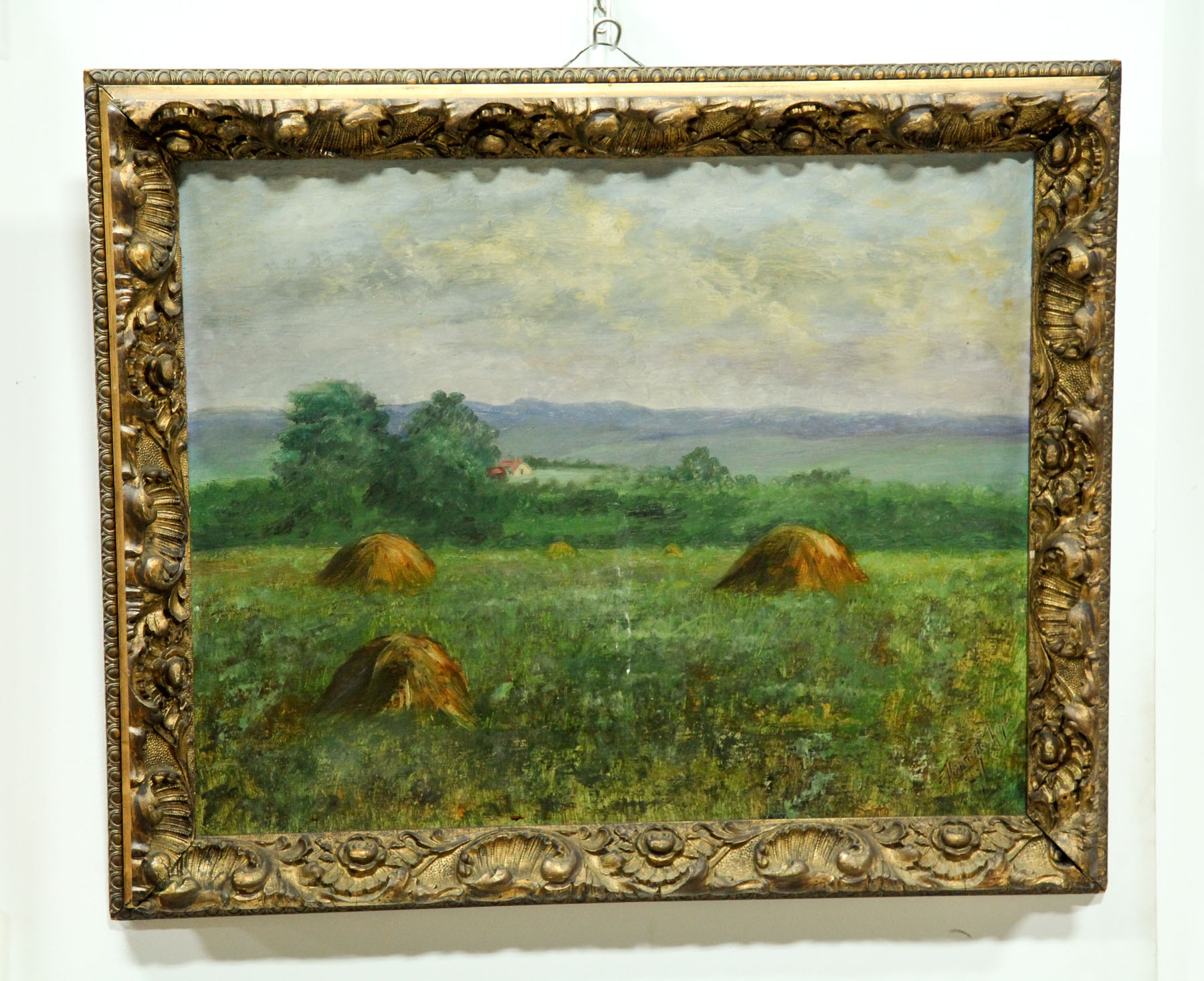 FARM LANDSCAPE PAINTING BY
