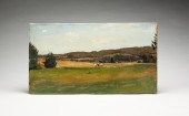FARMERS IN A FIELD BY ROBERT B