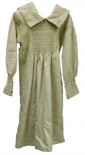 FARMER'S SMOCK, 19TH C. ENGLIS