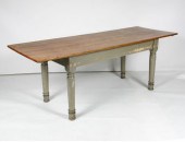 Farm/harvest table with hickor