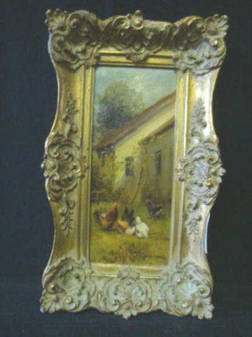 FASCINI, C. 19th C. Italian Oil