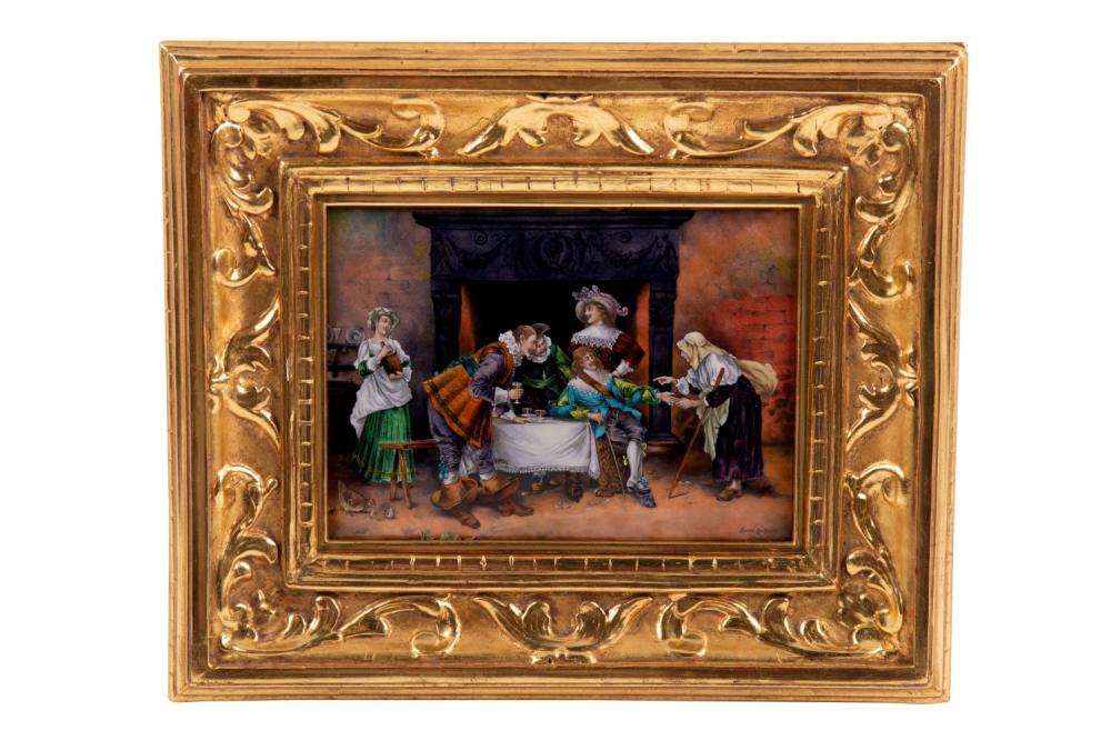 FAURE MARTY: "THE FEAST"enamel on