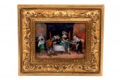 FAURE MARTY: "THE FEAST"enamel
