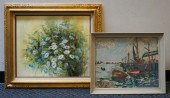 FAUVIST STYLE PORT SCENE AND M