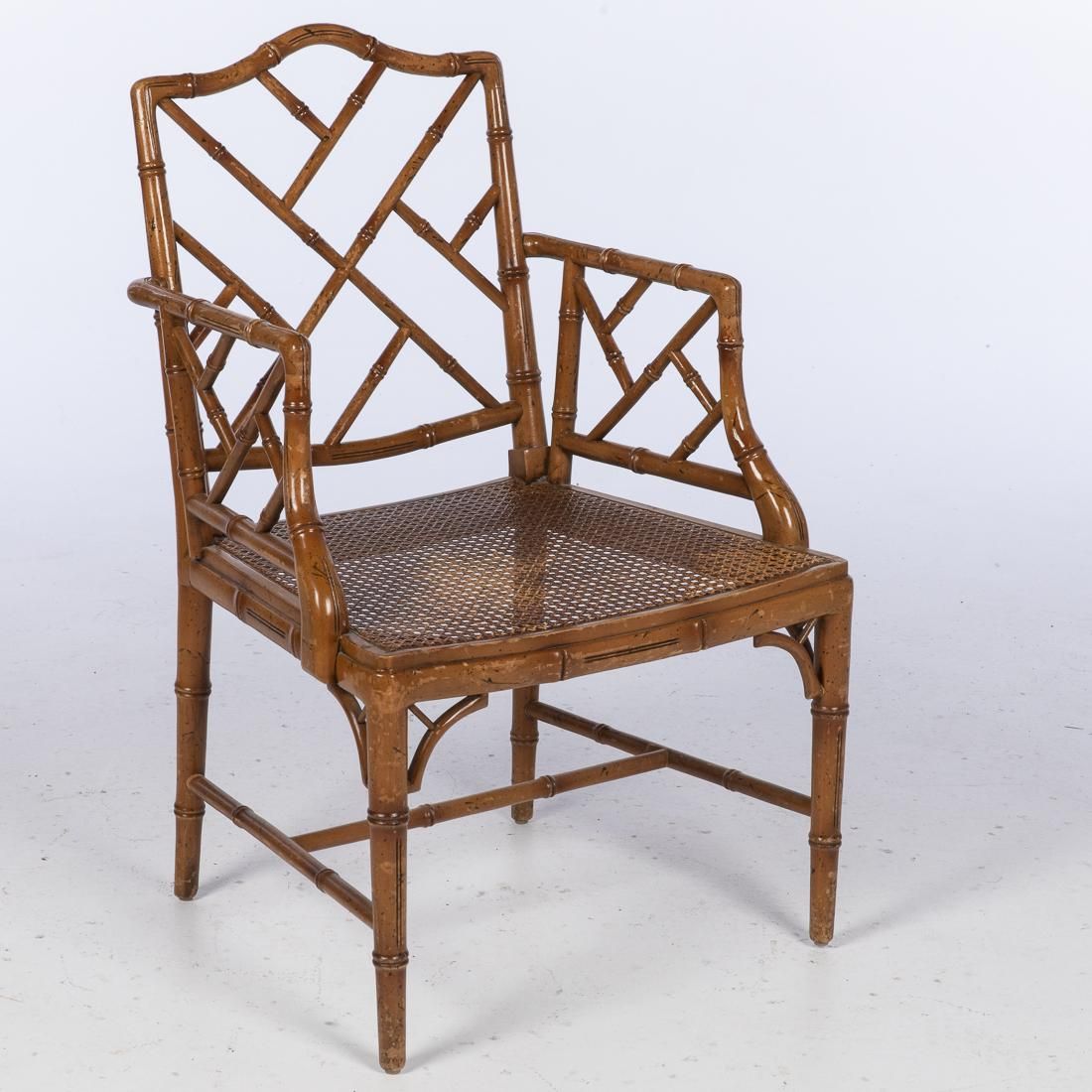 FAUX BAMBOO AND CANED OPEN