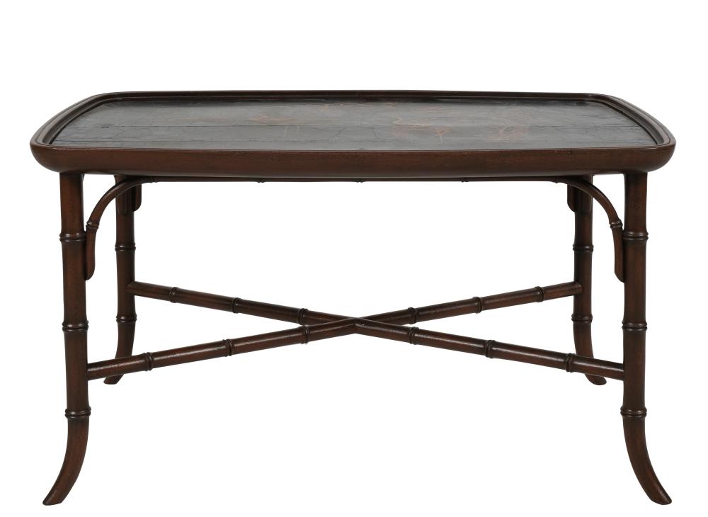 FAUX BAMBOO COFFEE TABLEwith