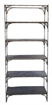 FAUX BAMBOO ETAGERE, HAVING WO