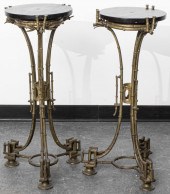FAUX-BAMBOO GILT-METAL GUERIDO