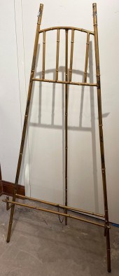 FAUX BAMBOO GILT METAL PAINTIN
