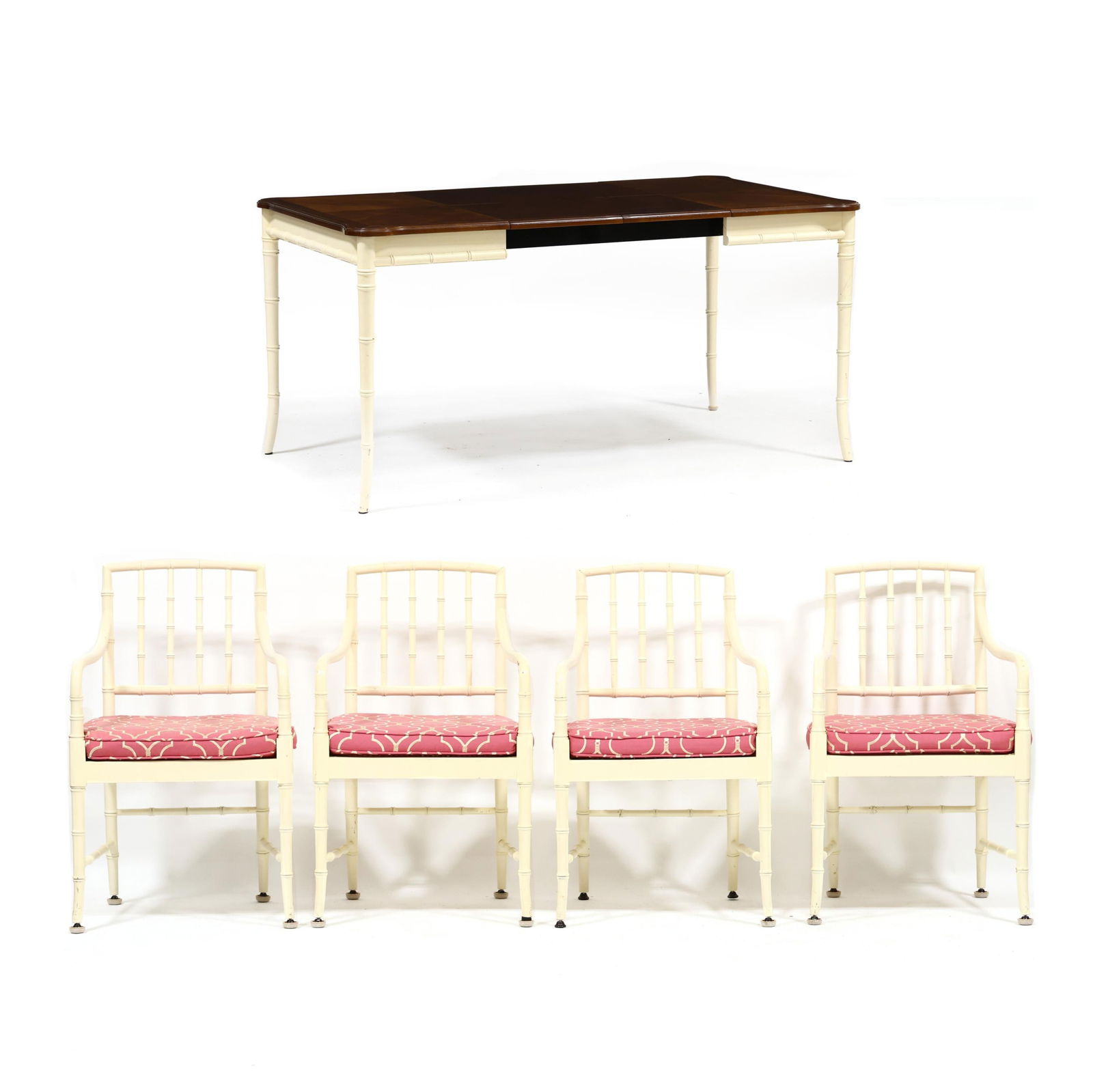 FAUX BAMBOO PAINTED CHERRY