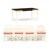 FAUX BAMBOO PAINTED CHERRY BRE