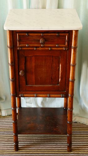 FAUX BAMBOO, PITCH PINE AND
