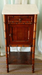 FAUX BAMBOO, PITCH PINE AND HA