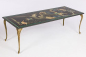 FAUX PAINTED SLATE LOW TABLE<b