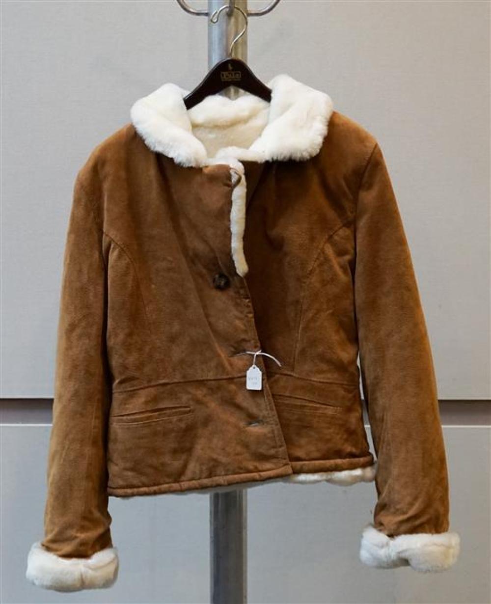 FAUX SHEARLING JACKET AND A