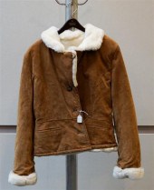 FAUX SHEARLING JACKET AND A MA