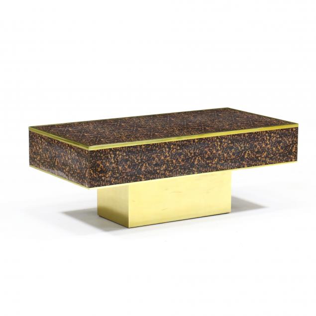 FAUX TORTOISE SHELL AND BRASS