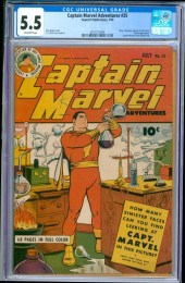 FAWCETT PUB. CAPTAIN MARVEL AD