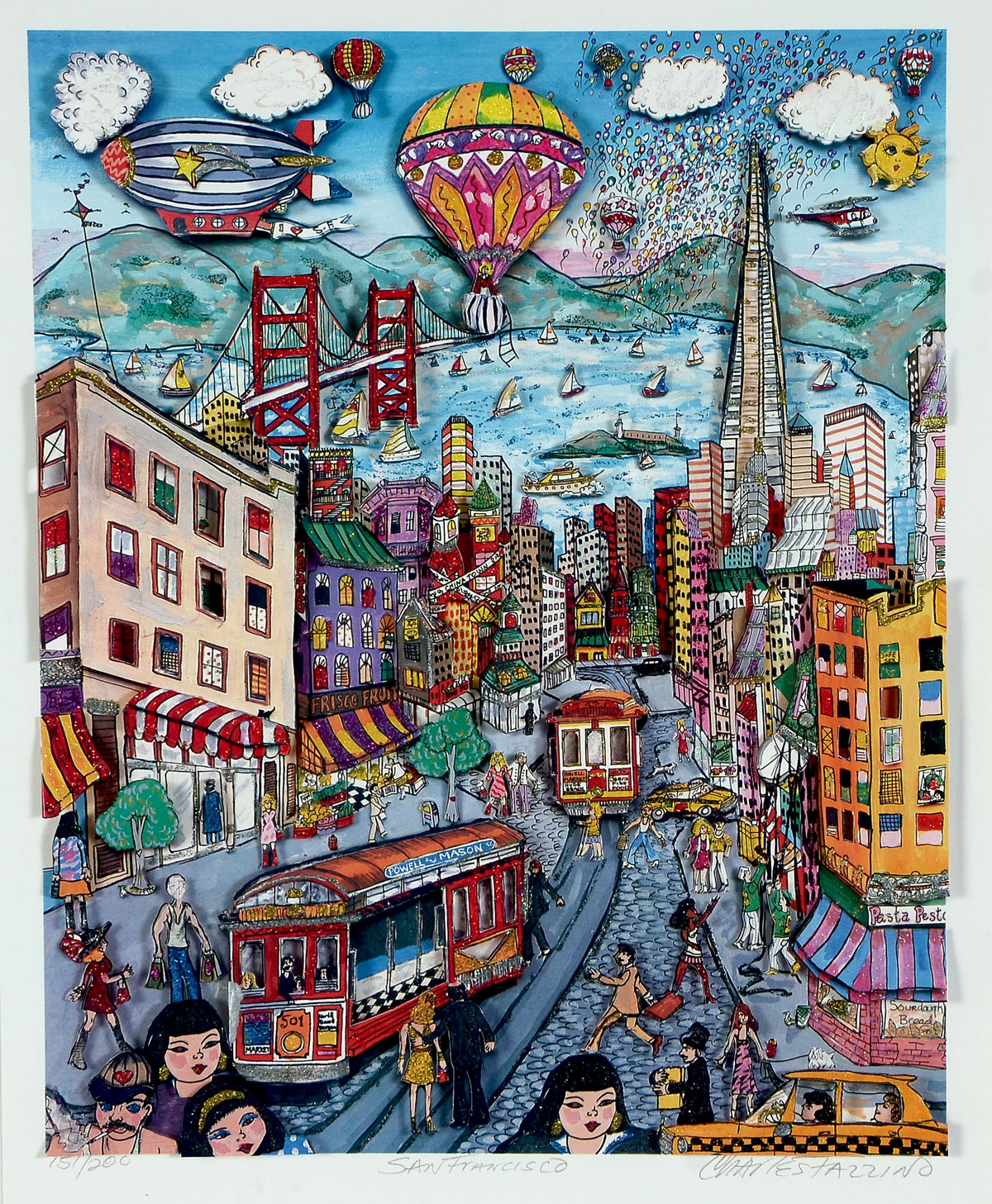 FAZZINO, Charles (American, 1955-):