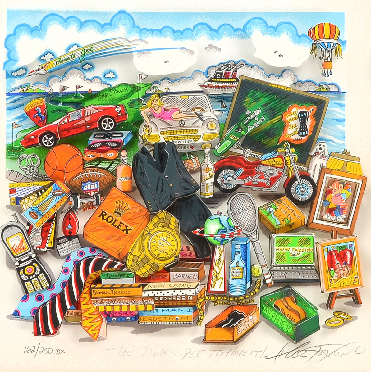 FAZZINO, Charles, (American, 1955):