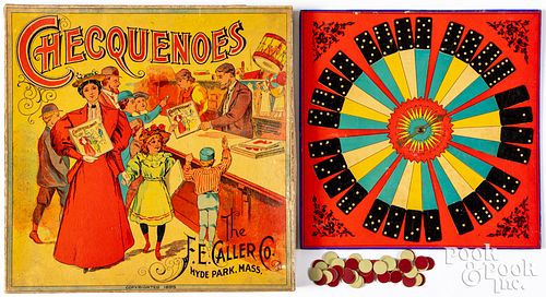 F.E. CALLER CO. CHECQUENOES BOARD