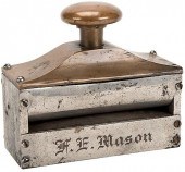 F.E. MASON BRASS & STEEL CARD