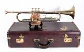 F.E. OLDS & SON TRUMPET W/ MUT