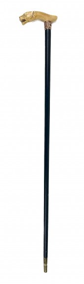 FEARSOME LEOPARD CANE EARLY 19