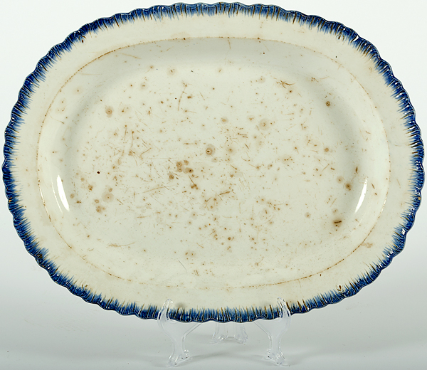 Feather Edged Platter English a