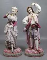 bisque porcelain figures