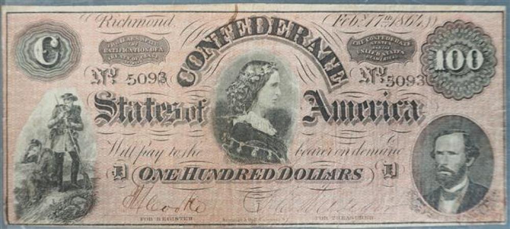 FEB 17TH, 1864 100-DOLLAR