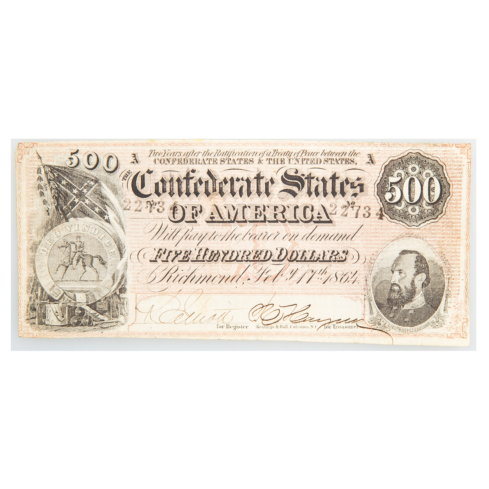 FEBRUARY 17, 1864 CONFEDERATE