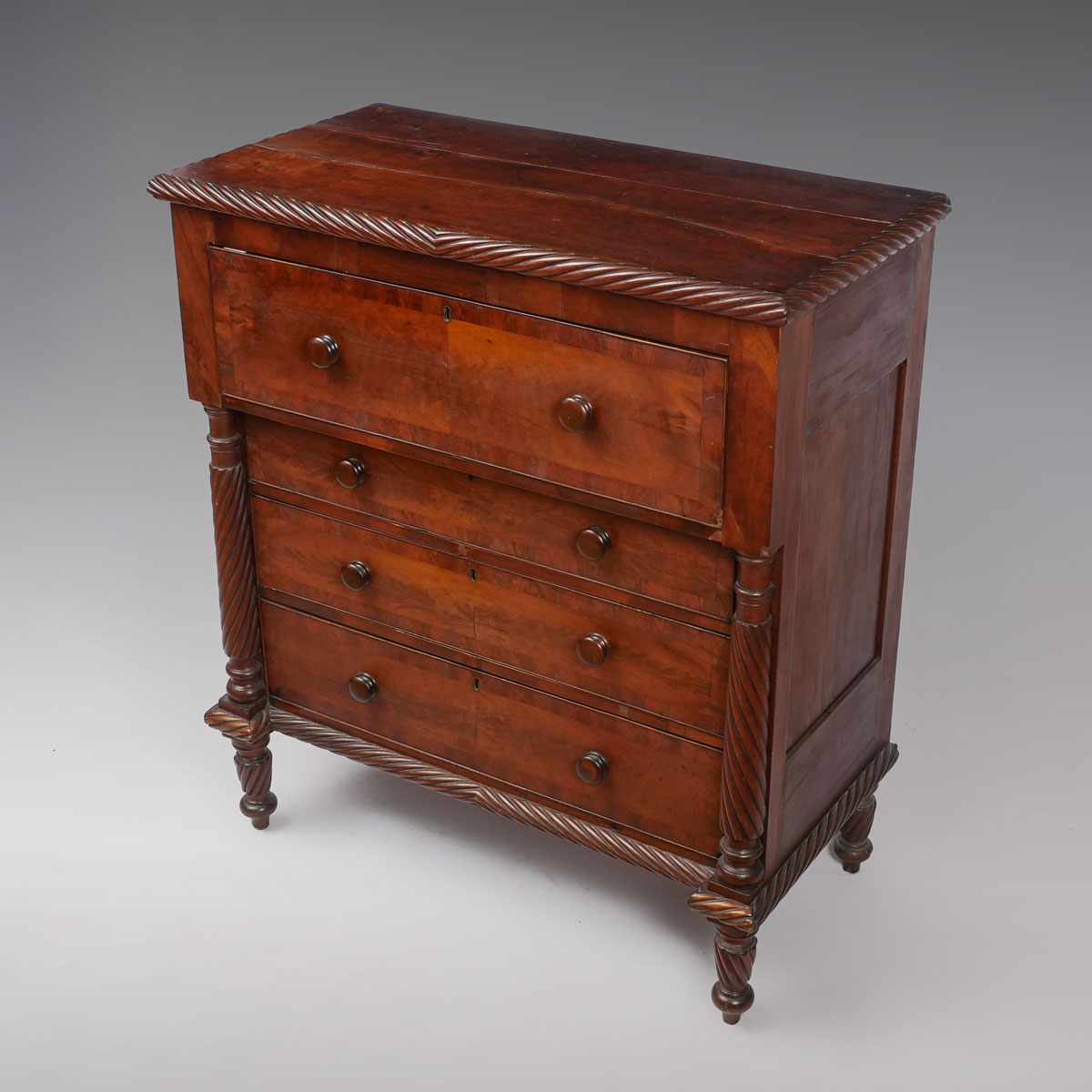 FEDERAL 4 DRAWER CHEST: Federal