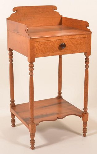FEDERAL BIRD'S EYE MAPLE ONE DRAWER