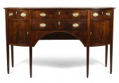 FEDERAL BOSTON INLAID MAHOGANY