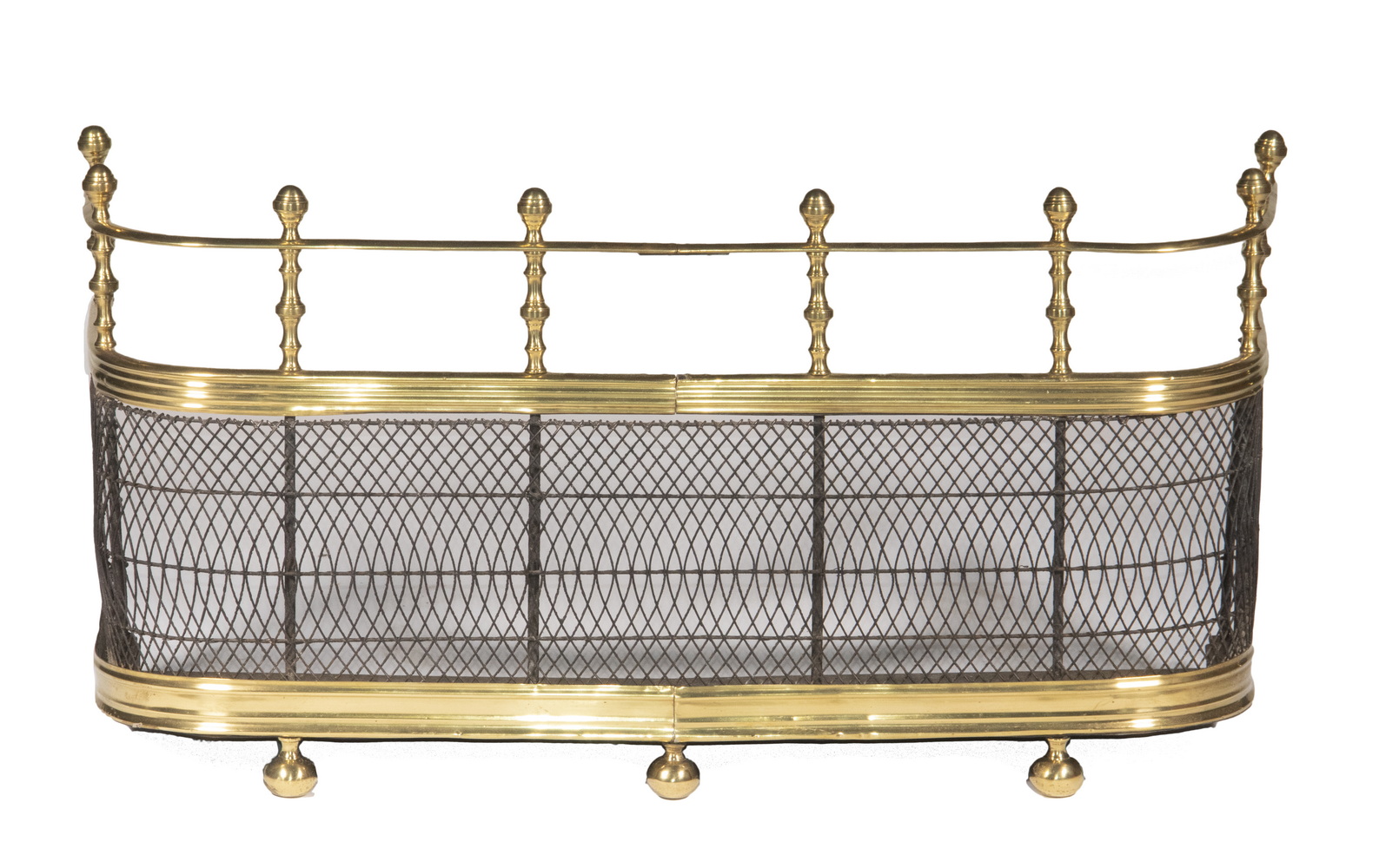 FEDERAL BRASS & IRON FIREPLACE